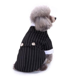 Maxbell Dog Puppy Pet Clothes Stylish Suit Bow Tie Costume Wedding Shirt  S type 2