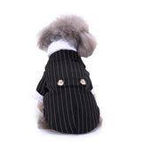 Maxbell Dog Puppy Pet Clothes Stylish Suit Bow Tie Costume Wedding Shirt  S type 2