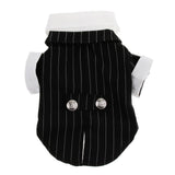 Maxbell Dog Puppy Pet Clothes Stylish Suit Bow Tie Costume Wedding Shirt  S type 2