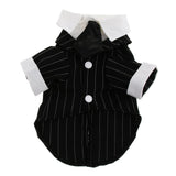Maxbell Dog Puppy Pet Clothes Stylish Suit Bow Tie Costume Wedding Shirt  M type 2