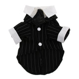 Maxbell Dog Puppy Pet Clothes Stylish Suit Bow Tie Costume Wedding Shirt  M type 2