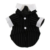 Maxbell Dog Puppy Pet Clothes Stylish Suit Bow Tie Costume Wedding Shirt  M type 2