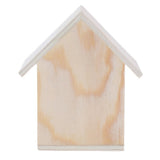 Maxbell Bird Supplies Parrot Cage Accessories Wood Box 2 Hole House Cabin Birdhouse