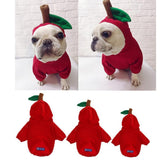 Maxbell Christmas Apple Dress Pet Costume Dog Puppy Fashion Cute Sweatshirt  S