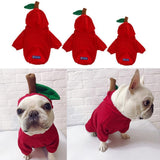 Maxbell Christmas Apple Dress Pet Costume Dog Puppy Fashion Cute Sweatshirt  S