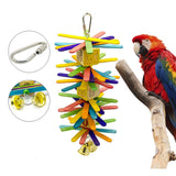 Maxbell Pet Parrot Bird Bites Climb Chew Toy Swing Cage Hanging Toys Random  03