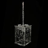 Maxbell Parrot Acrylic Foraging Toy Food Container Cage Hanging Chewing Toy Large