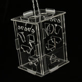 Maxbell Parrot Acrylic Foraging Toy Food Container Cage Hanging Chewing Toy Large