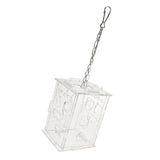 Maxbell Parrot Acrylic Foraging Toy Food Container Cage Hanging Chewing Toy Large