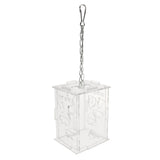 Maxbell Parrot Acrylic Foraging Toy Food Container Cage Hanging Chewing Toy Large