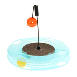 Maxbell Corrugated Paper Cat Scratch Board Puzzle Game Track Ball Cat Turntable Toy