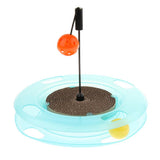 Maxbell Corrugated Paper Cat Scratch Board Puzzle Game Track Ball Cat Turntable Toy
