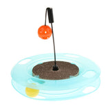 Maxbell Corrugated Paper Cat Scratch Board Puzzle Game Track Ball Cat Turntable Toy