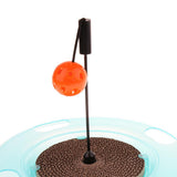 Maxbell Corrugated Paper Cat Scratch Board Puzzle Game Track Ball Cat Turntable Toy