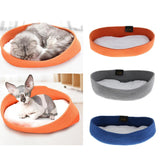Maxbell Foldable Travel Cat Carrier Bed - Kitten Comfortable Nest With Cozy Cushion Orange