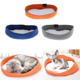 Maxbell Foldable Travel Cat Carrier Bed - Kitten Comfortable Nest With Cozy Cushion Orange