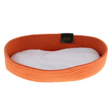 Maxbell Foldable Travel Cat Carrier Bed - Kitten Comfortable Nest With Cozy Cushion Orange