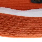 Maxbell Foldable Travel Cat Carrier Bed - Kitten Comfortable Nest With Cozy Cushion Orange