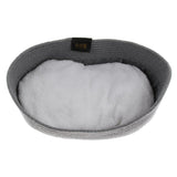 Maxbell Foldable Travel Cat Carrier Bed - Kitten Comfortable Nest With Cozy Cushion Gray