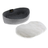 Maxbell Foldable Travel Cat Carrier Bed - Kitten Comfortable Nest With Cozy Cushion Gray