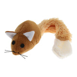 Maxbell 2Pcs Cat Kitten Pet Soft Mouse Mice Activity Toy Play Fun Training Brown