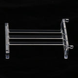 Maxbell Bird Parrot Feeder Pets Acrylic Feeding Bowl Cage Hanging Food Water Holder