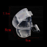Maxbell Bird Parrot Feeder Pets Acrylic Feeding Bowl Cage Hanging Food Water Holder