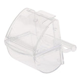 Maxbell Bird Parrot Feeder Pets Acrylic Feeding Bowl Cage Hanging Food Water Holder