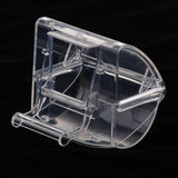 Maxbell Bird Parrot Feeder Pets Acrylic Feeding Bowl Cage Hanging Food Water Holder