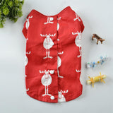 Max Dog Shirt Costume Xmas Pet V Collar Clothes Holiday for Medium to Large Dogs M