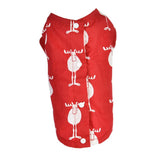 Max Dog Shirt Costume Xmas Pet V Collar Clothes Holiday for Medium to Large Dogs M