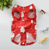 Max Dog Shirt Costume Xmas Pet V Collar Clothes Holiday for Medium to Large Dogs M