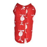 Max Dog Shirt Costume Xmas Pet V Collar Clothes Holiday for Medium to Large Dogs M