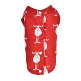 Max Dog Shirt Costume Xmas Pet V Collar Clothes Holiday for Medium to Large Dogs M