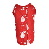 Max Dog Shirt Costume Xmas Pet V Collar Clothes Holiday for Medium to Large Dogs M