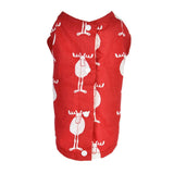 Max Dog Shirt Costume Xmas Pet V Collar Clothes Holiday for Medium to Large Dogs M