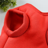 Max Snow Flake Pattern Puppy Warm Jacket Dogs Costume Teddy Dress Clothing Red S