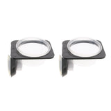 Max 2Pcs Suction Mini Worm Dish Reptile Gecko Ledge Feeder Corner Space Saving
