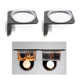 Max 2Pcs Suction Mini Worm Dish Reptile Gecko Ledge Feeder Corner Space Saving