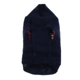 Maxbell Pet Dog Puppy Blue Sweater Autumn Winter Clothes Warm Jumper Costume   M