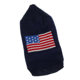 Maxbell Pet Dog Puppy Blue Sweater Autumn Winter Clothes Warm Jumper Costume   M