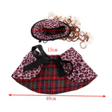 Maxbell Pet Clothes Shawl Cloak with Hat Dog Cat Christmas Party Costume  S