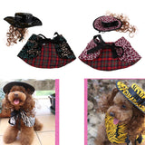 Maxbell Pet Clothes Shawl Cloak with Hat Dog Cat Christmas Party Costume  S