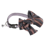 Maxbell Small Medium Dogs Adjustable Collar with Bowtie, Daily Dog Grooming Costumes Black S