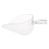 Maxbell Transparent Clear Plastic Food Feed Scoop for Pet Poultry Pigs Sheeps Geese L