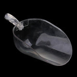 Maxbell Transparent Clear Plastic Food Feed Scoop for Pet Poultry Pigs Sheeps Geese L