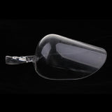 Maxbell Transparent Clear Plastic Food Feed Scoop for Pet Poultry Pigs Sheeps Geese L