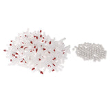 Maxbell 100 Pcs Chicken Spring Drinking Fountain Waterer Automatic Water Feeder White