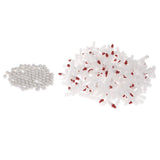 Maxbell 100 Pcs Chicken Spring Drinking Fountain Waterer Automatic Water Feeder White