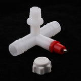 Maxbell 100 Pcs Chicken Spring Drinking Fountain Waterer Automatic Water Feeder White